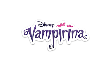 Vampirina Logo Offizielles Logo der Disney-Junior-Serie mit Fledermausflügeln