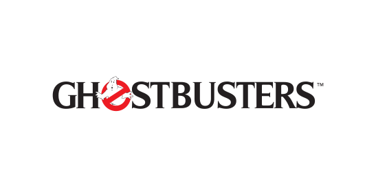 Ghostbusters‑Logo – weißer Geist im roten Verbotszeichen („No‑Ghost“) der Kultfilm‑Reihe Logo